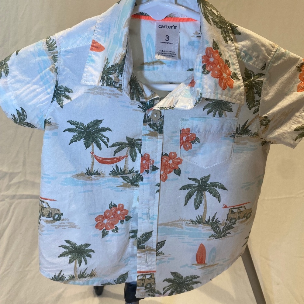 Carters Hawaiian button down